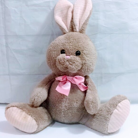 Kellytoy Brown Plush Bunny Rabbit Easter "16" Stuffed Animal - Picture 5 of 9